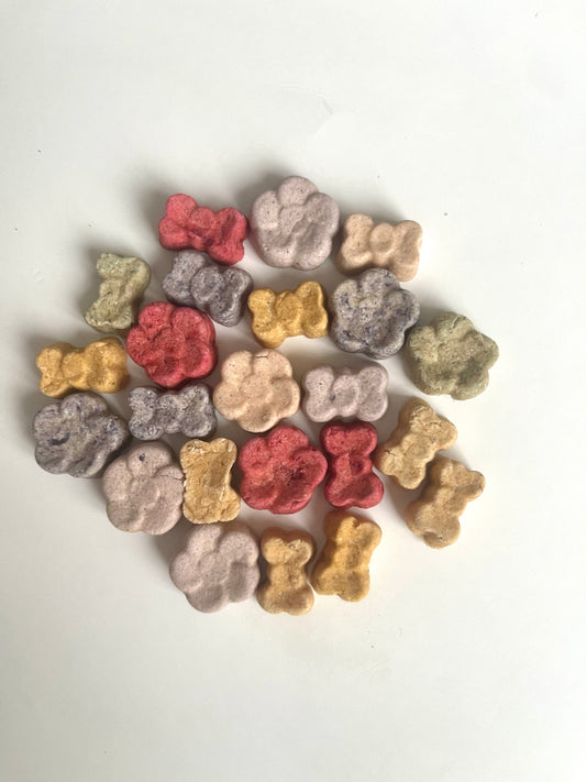 Multi-flavored flowers and bows