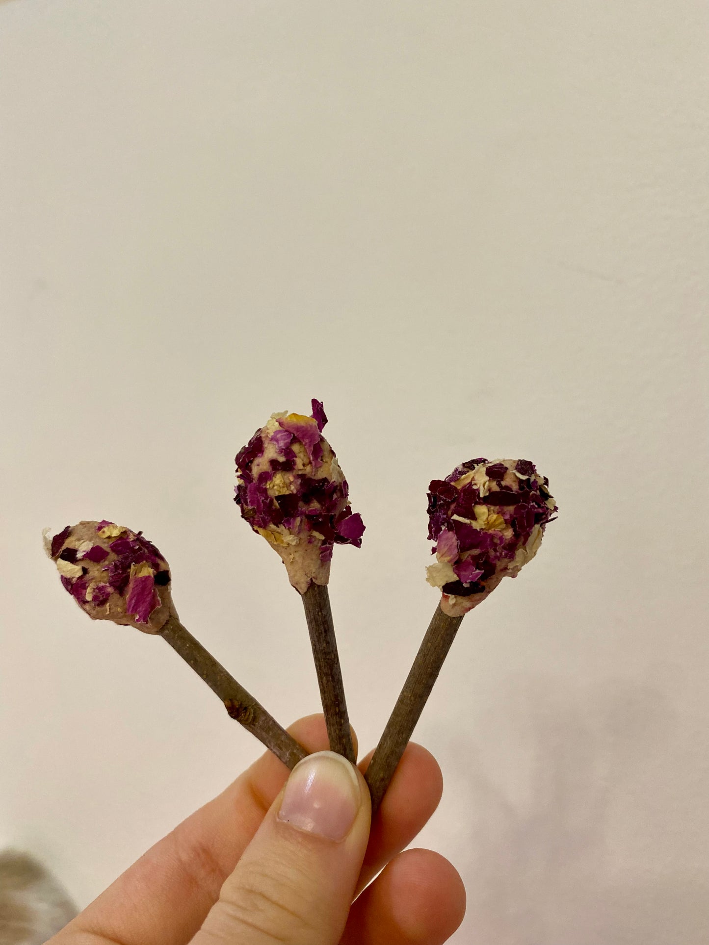 Fruity Pop (banana and rose lollipop)