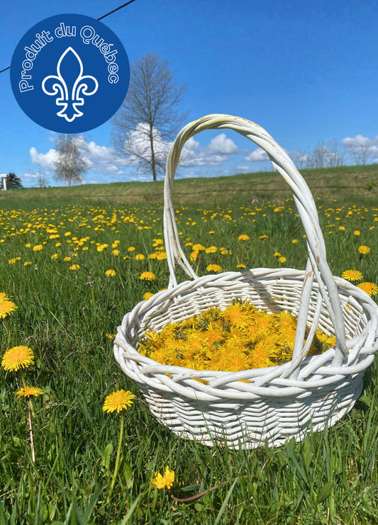 Dandelion flowers 100% natural - Product of Quebec