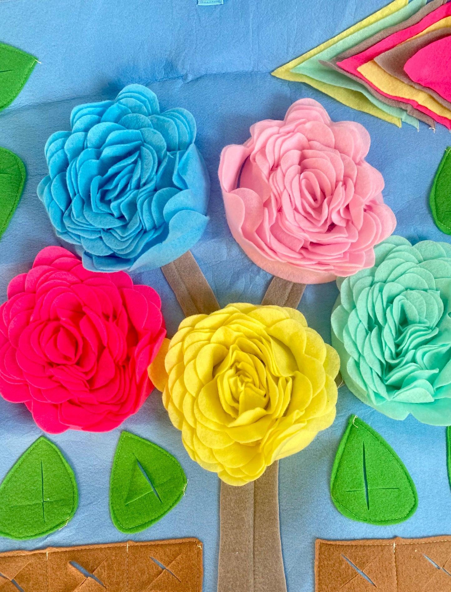 The love tree - snuffle mat for bunnies foraging fun !