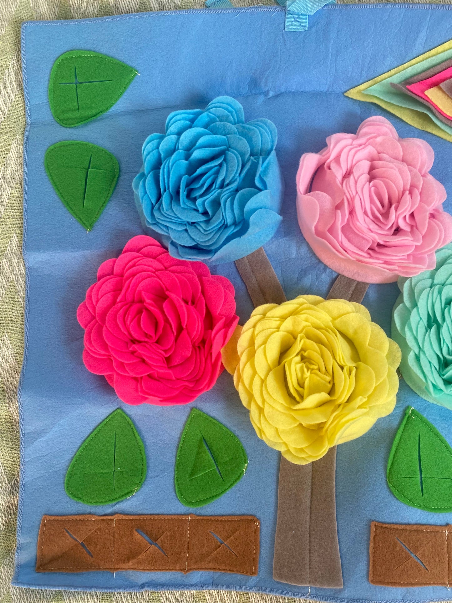 The love tree - snuffle mat for bunnies foraging fun !