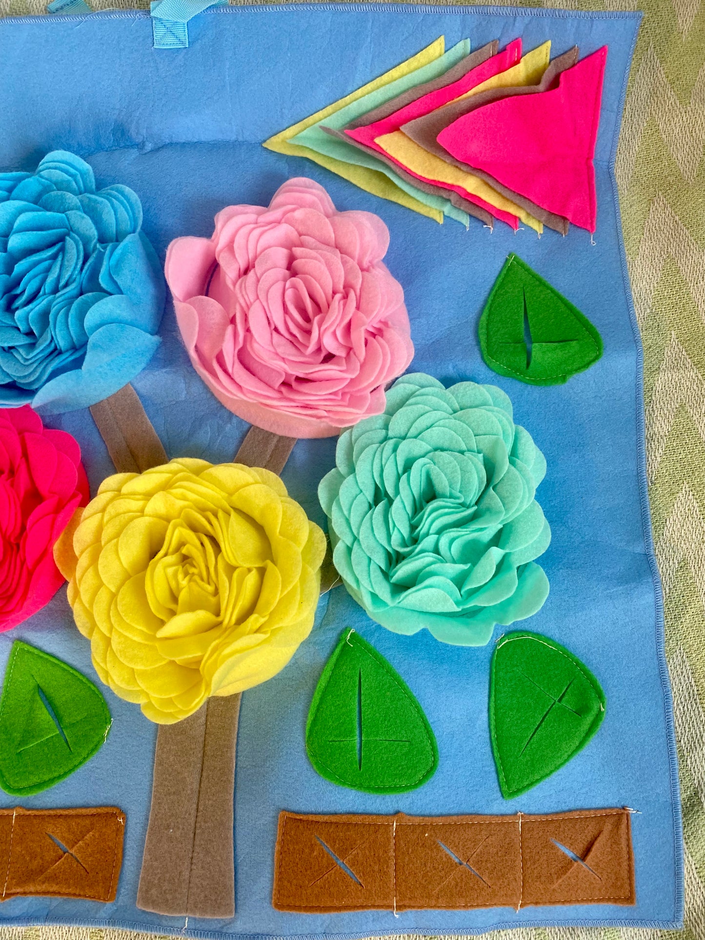 The love tree - snuffle mat for bunnies foraging fun !