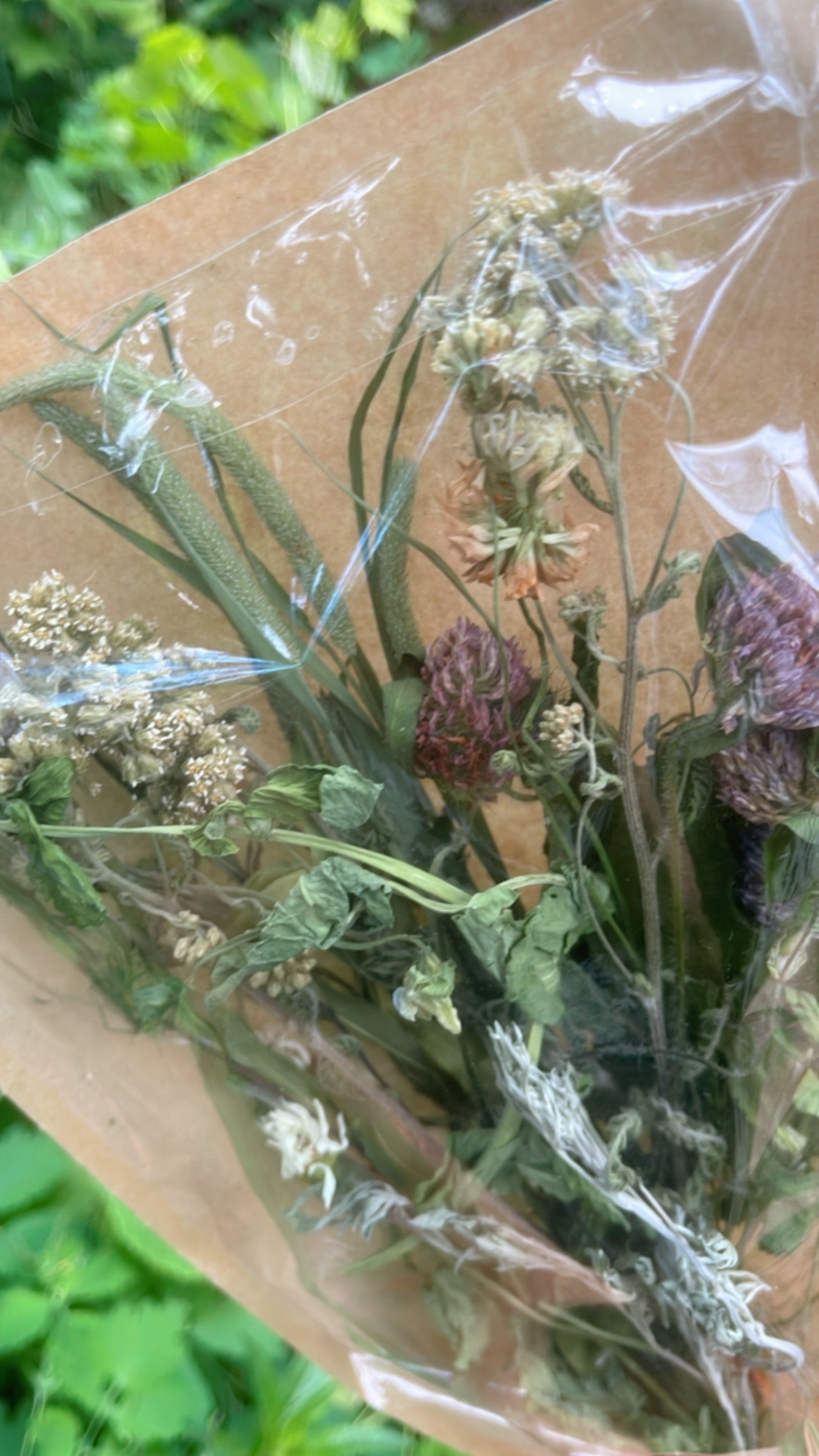 Bouquet de fleurs digestif