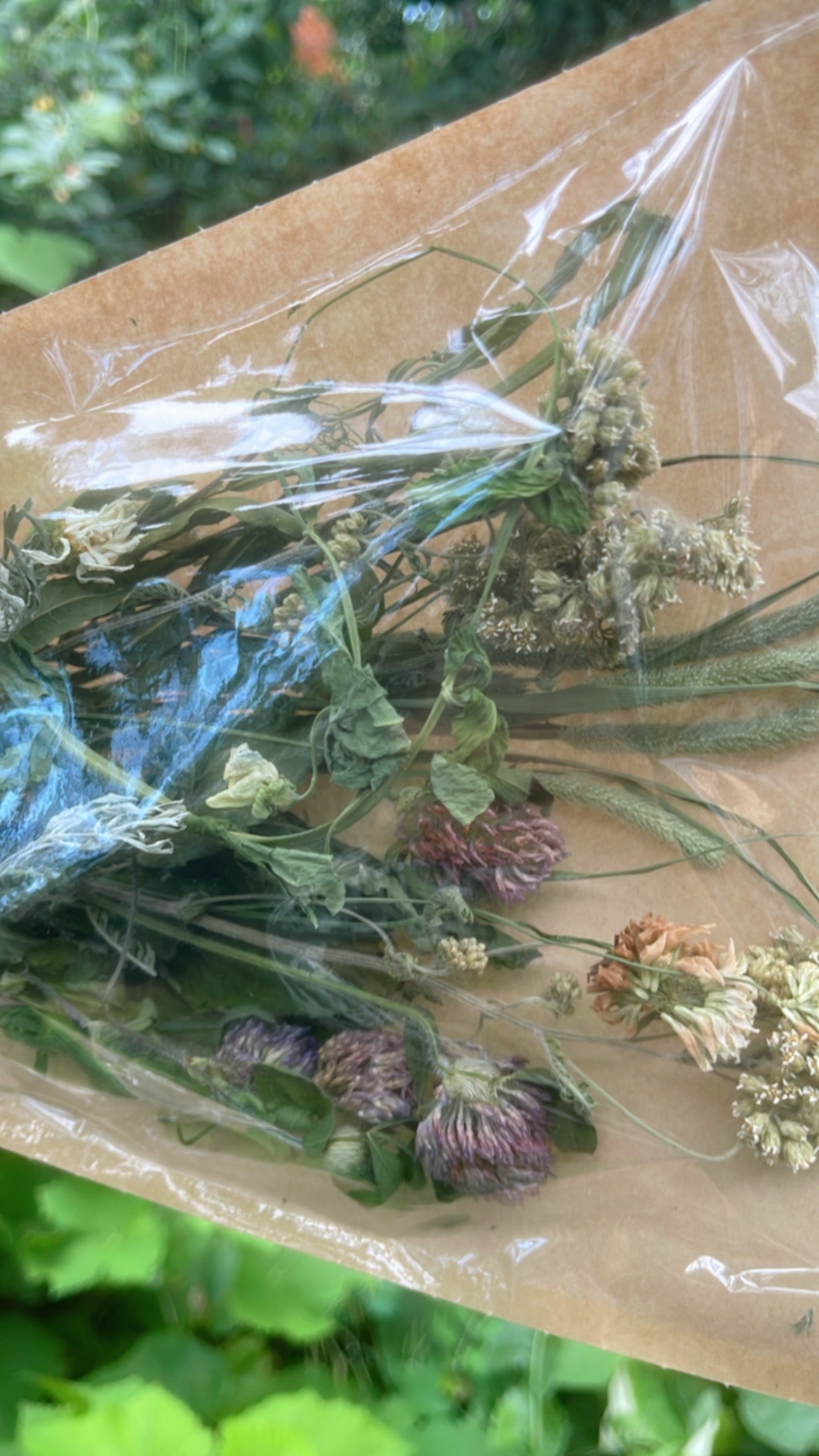 Bouquet de fleurs digestif