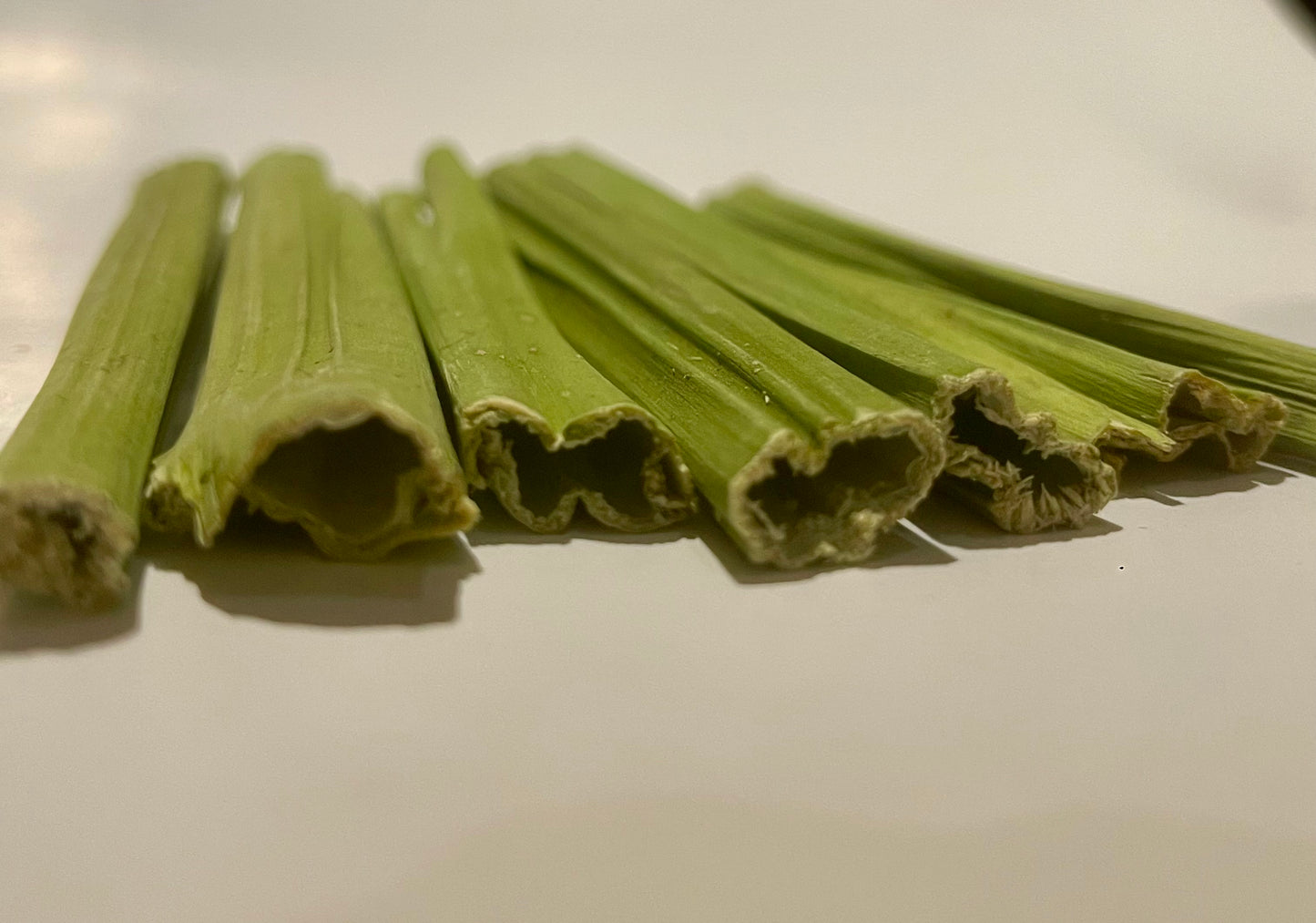 Natural papaya stems