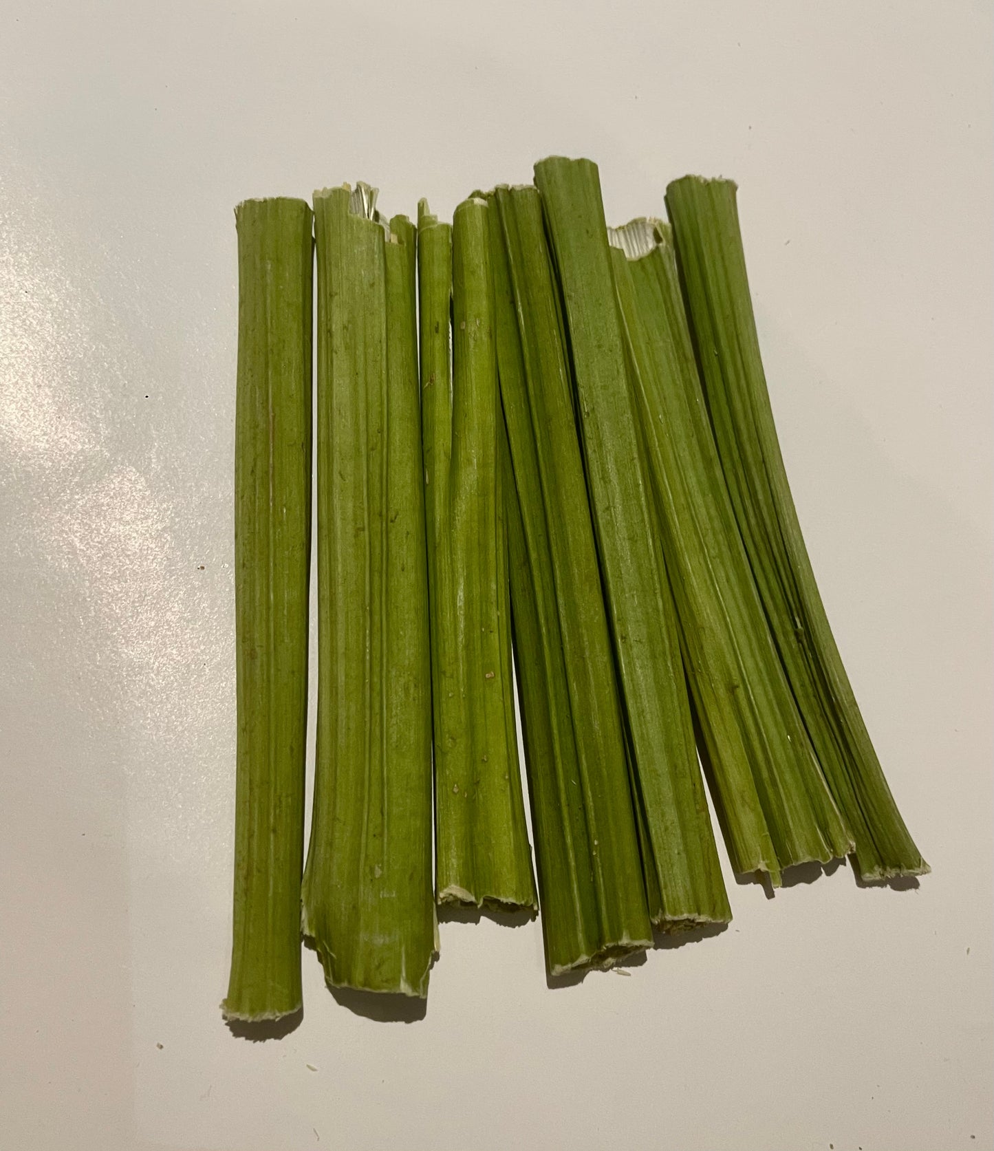 Natural papaya stems