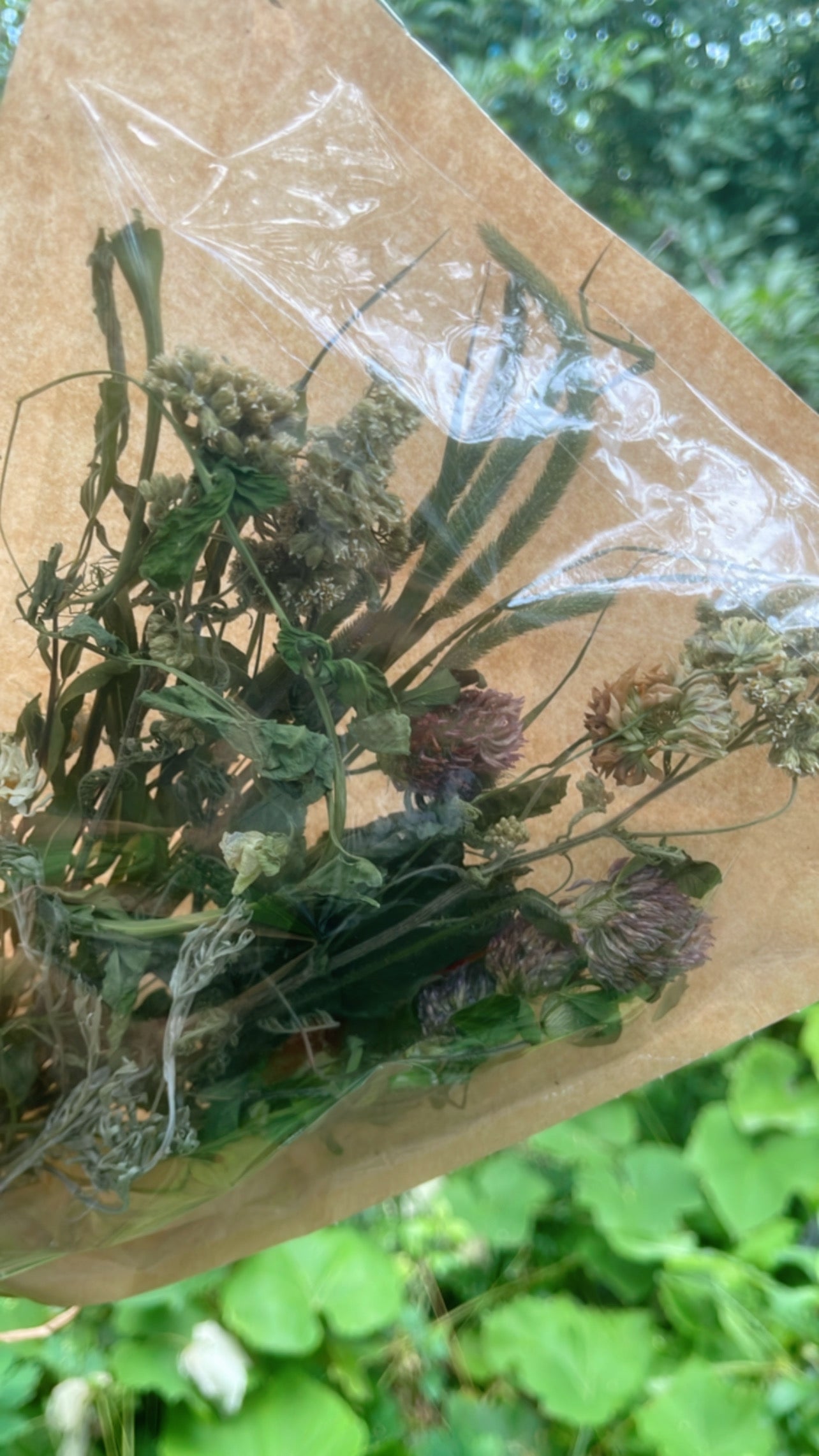 Bouquet de fleurs digestif