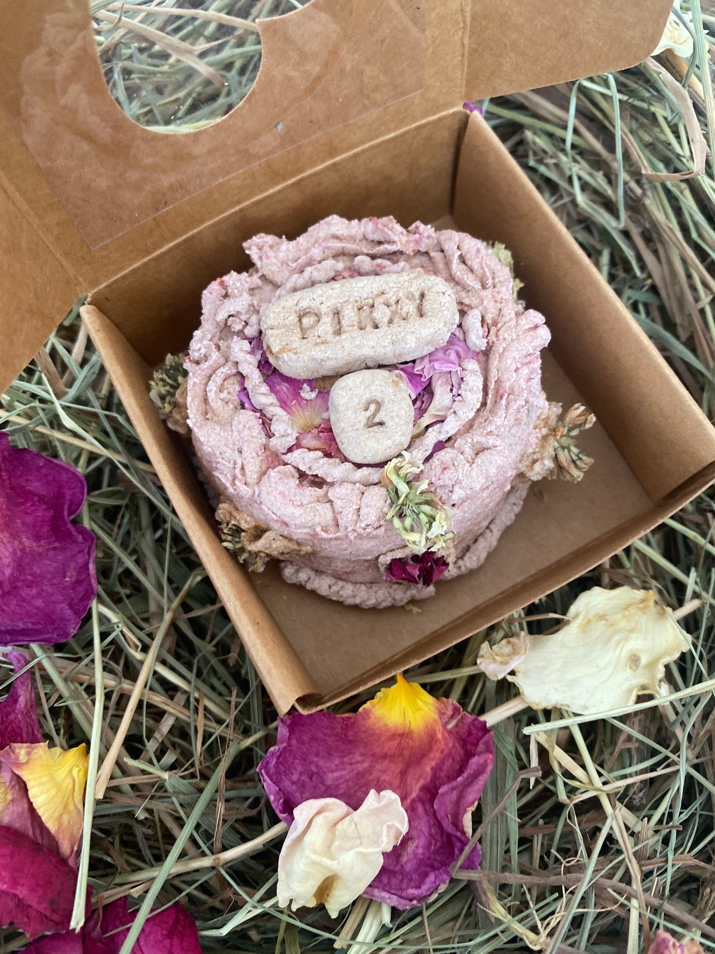Gâteau d’anniversaire / jour d’adoption personnalisé 100% naturel