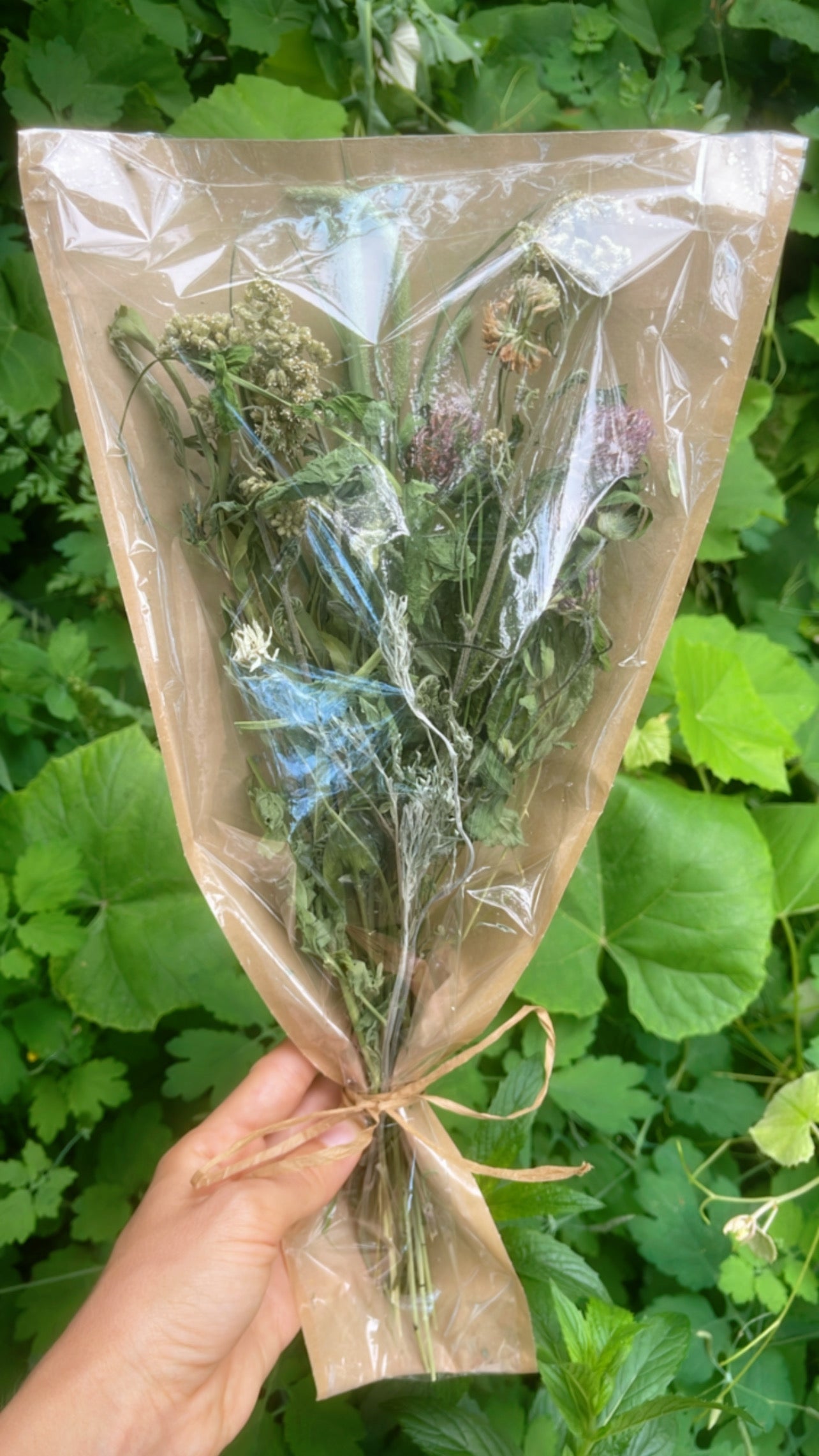 Bouquet de fleurs digestif