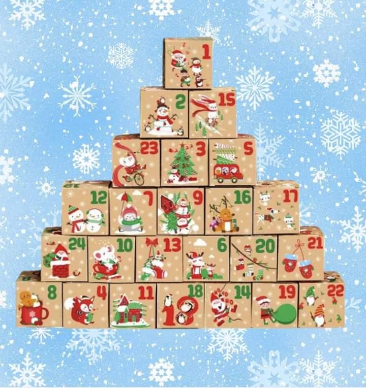 PRÉCOMMANDE | Calendrier de l'avent artisanal PERSONNALISÉ pour lapin 24 jours