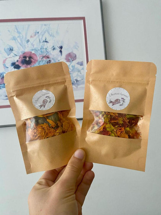 Sunny delight - Marigold, Nasturtium - organic product of Quebec