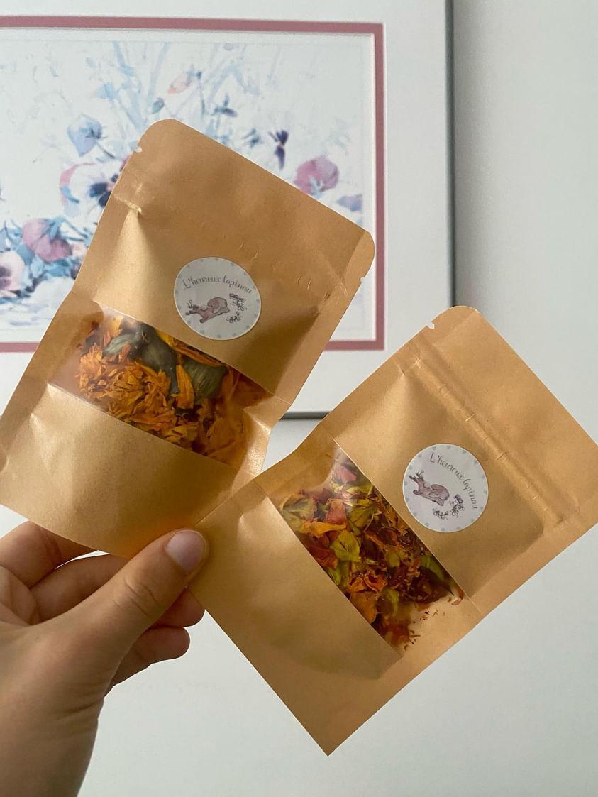 Sunny delight - Marigold, Nasturtium - organic product of Quebec