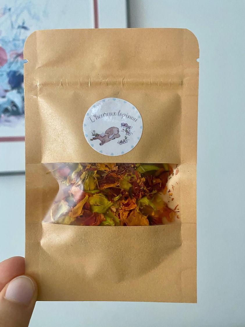 Sunny delight - Marigold, Nasturtium - organic product of Quebec