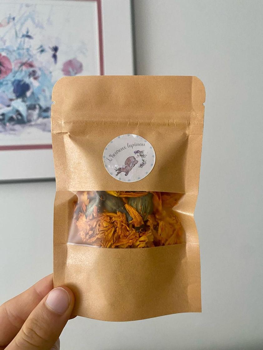 Sunny delight - Marigold, Nasturtium - organic product of Quebec