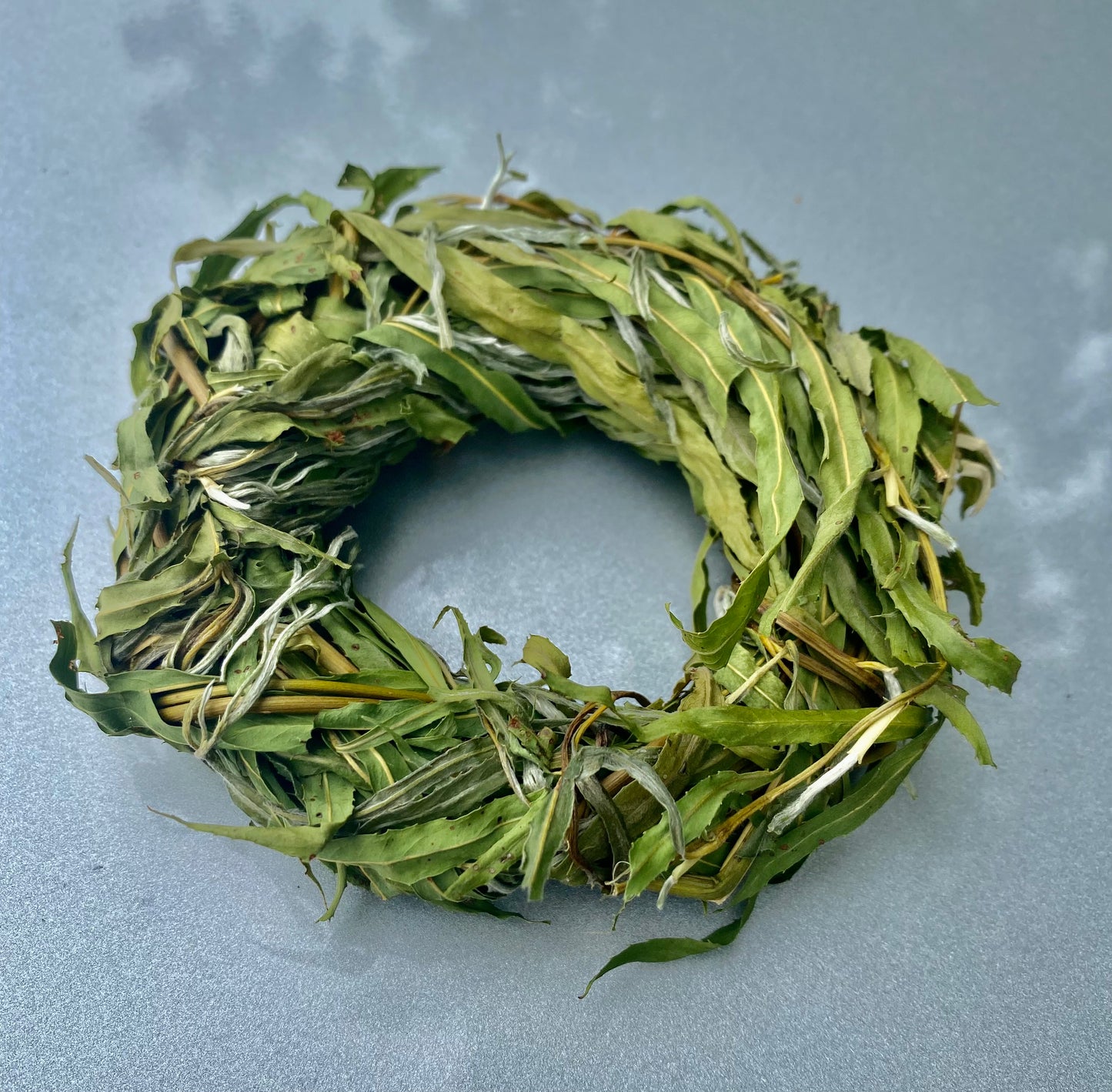 Handwoven willow ring