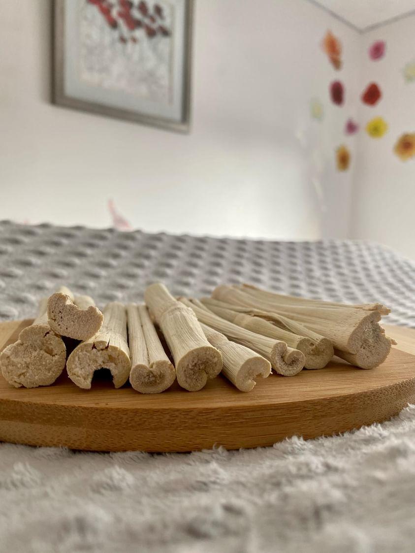 Natural bamboo sticks