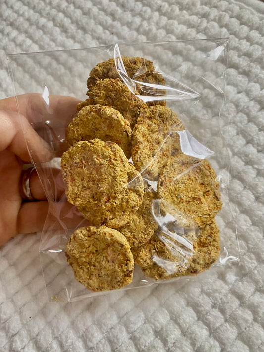 Carrot flavored treats