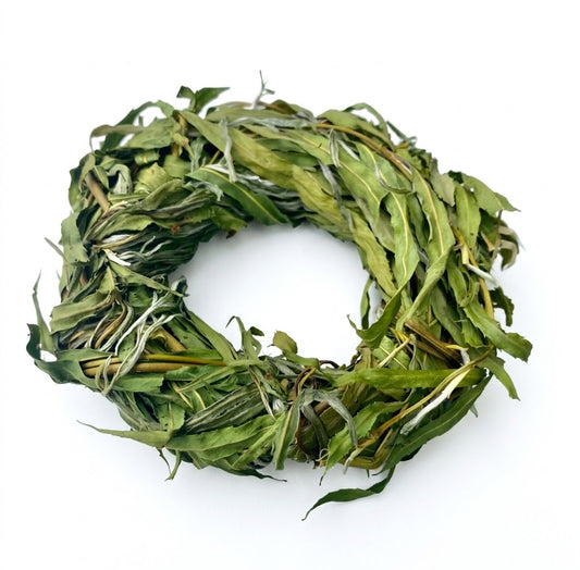 Anneau tissé à la main en saule