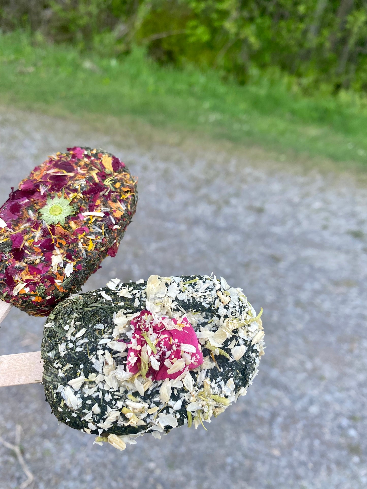 Popsicle treats, fresh grass - Product of Quebec