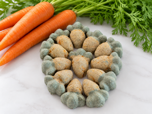 Mini carottes pastel - gâteries 🥕