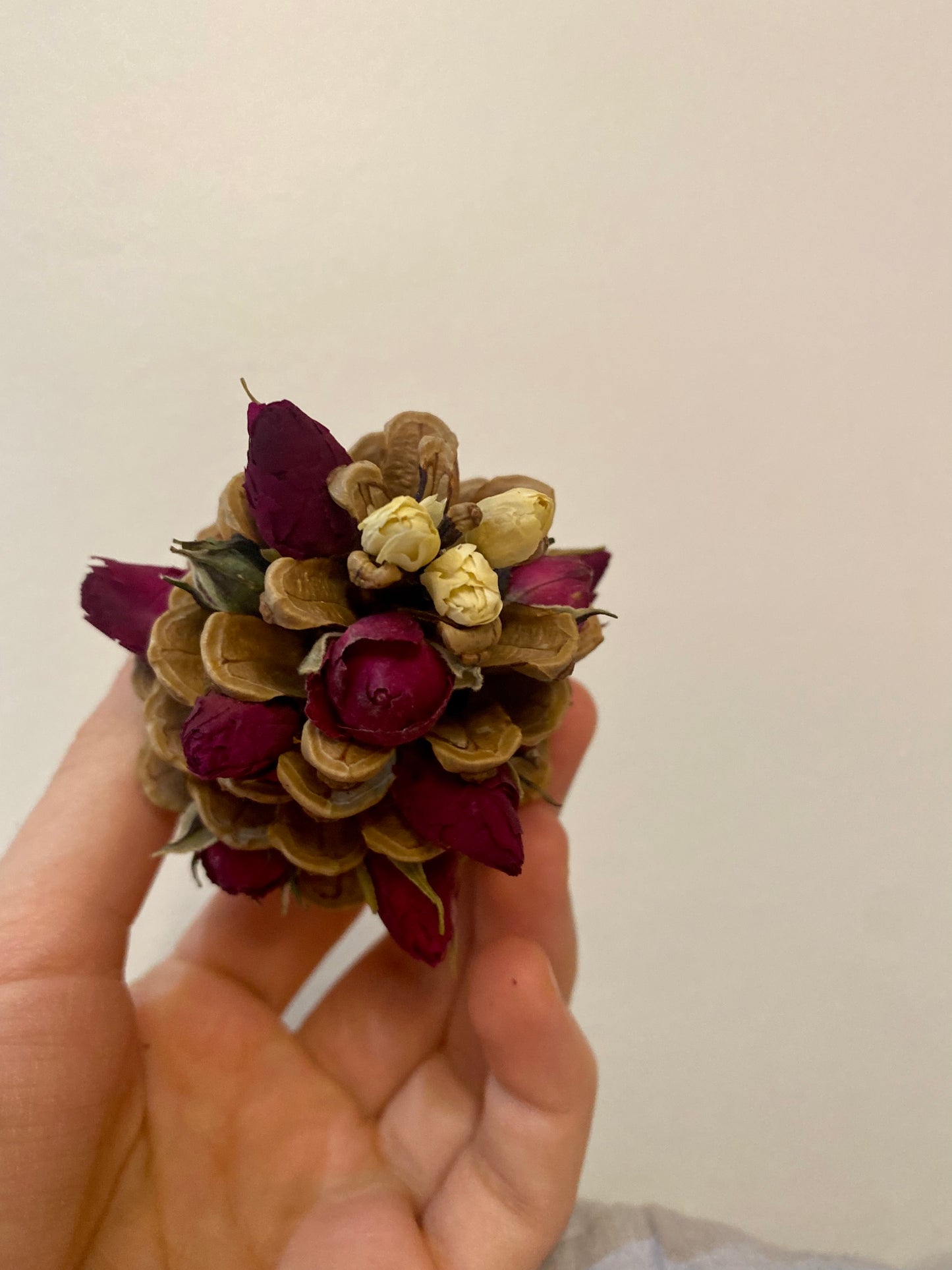 Lovely Floral Forage Pinecone