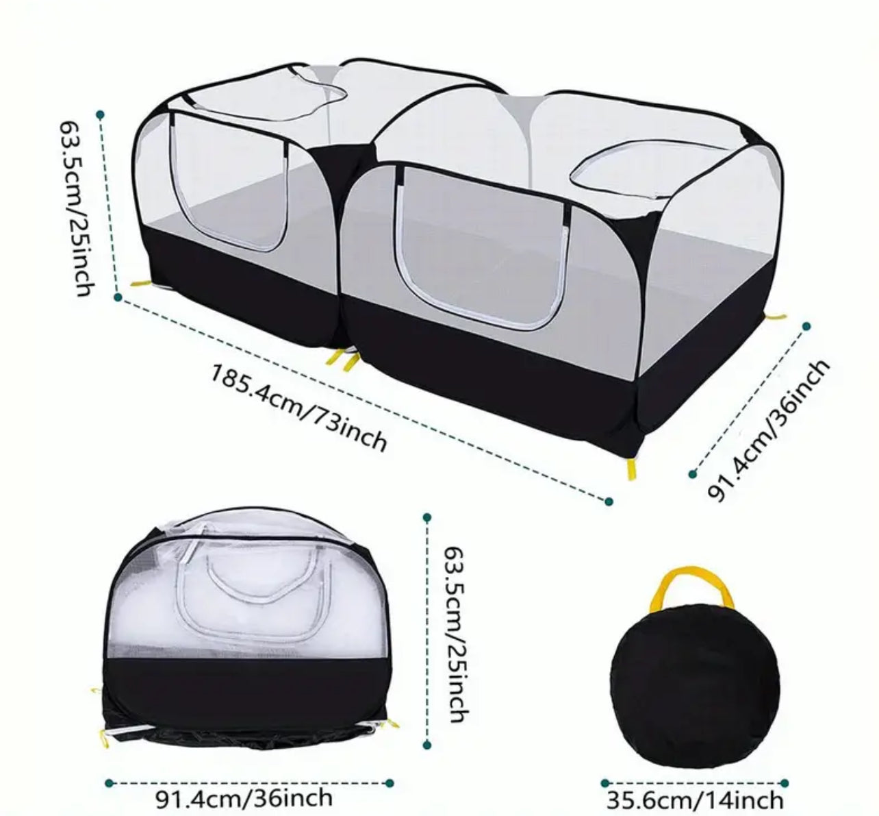 Enclos extérieur de luxe pour lapin