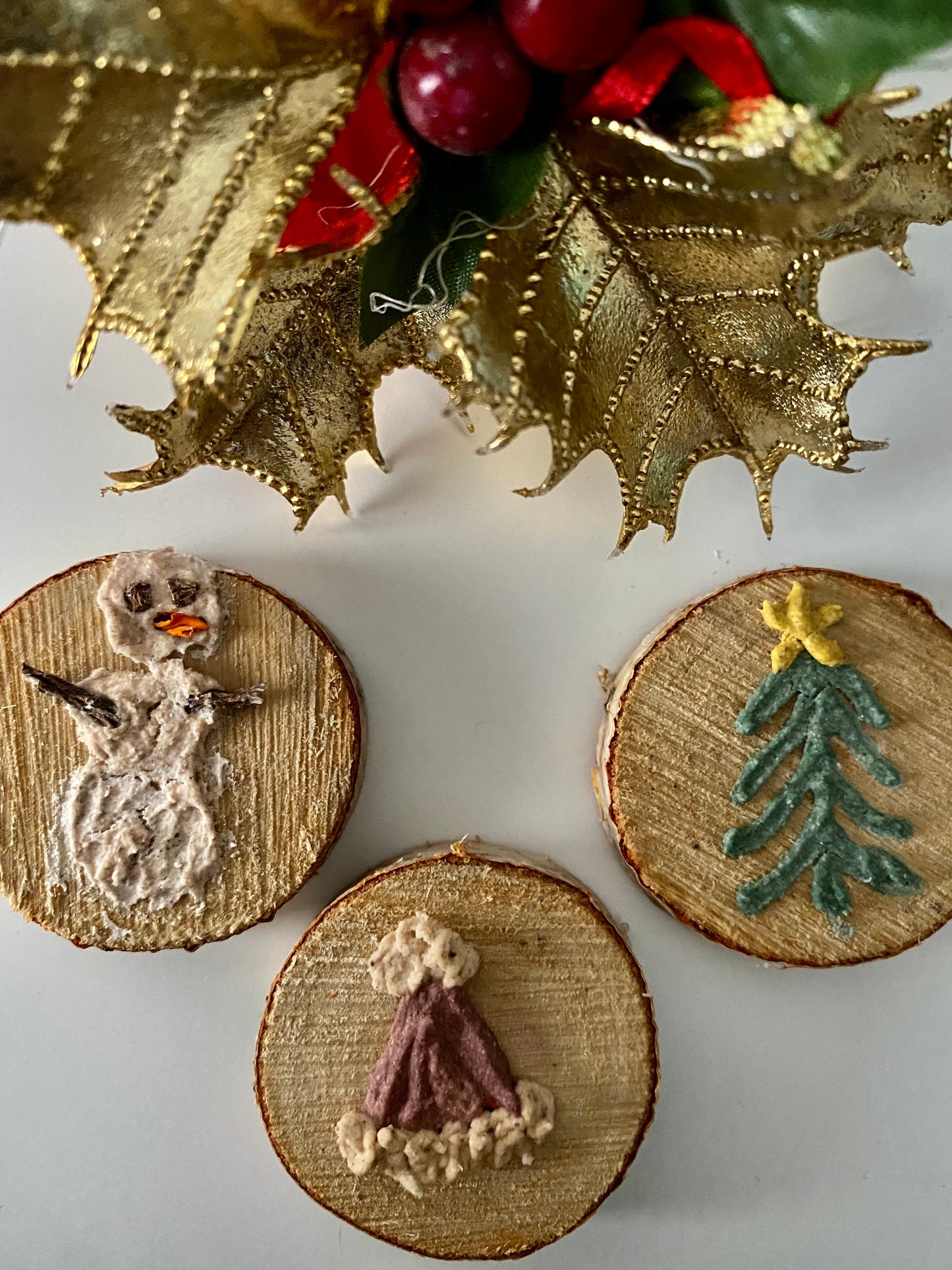 
Delicious Assorted Festive Organic Wood Slices