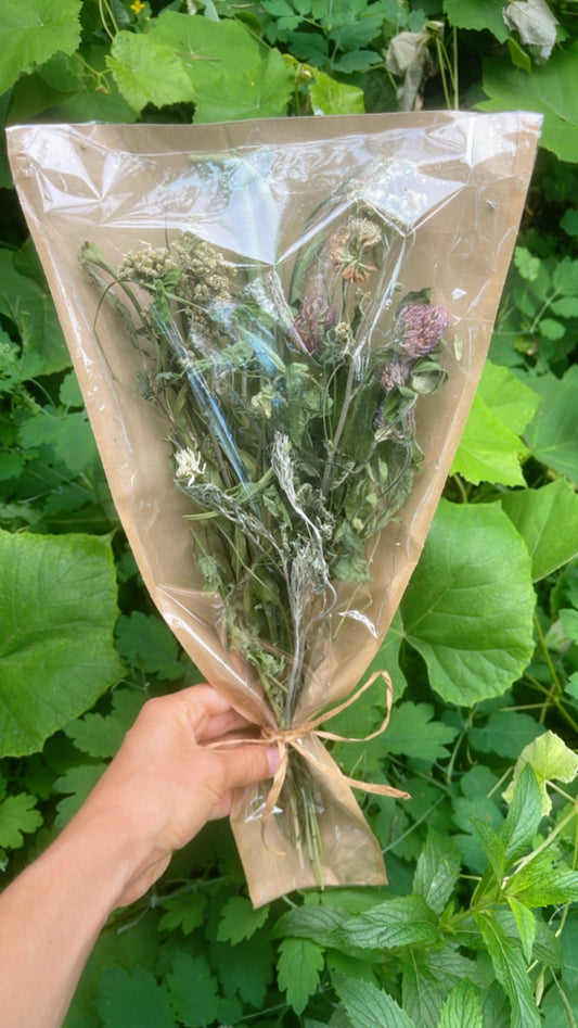 Bouquet de fleurs digestif