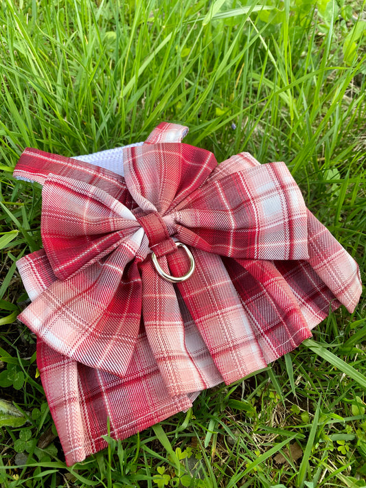 Luxury harness - red bow