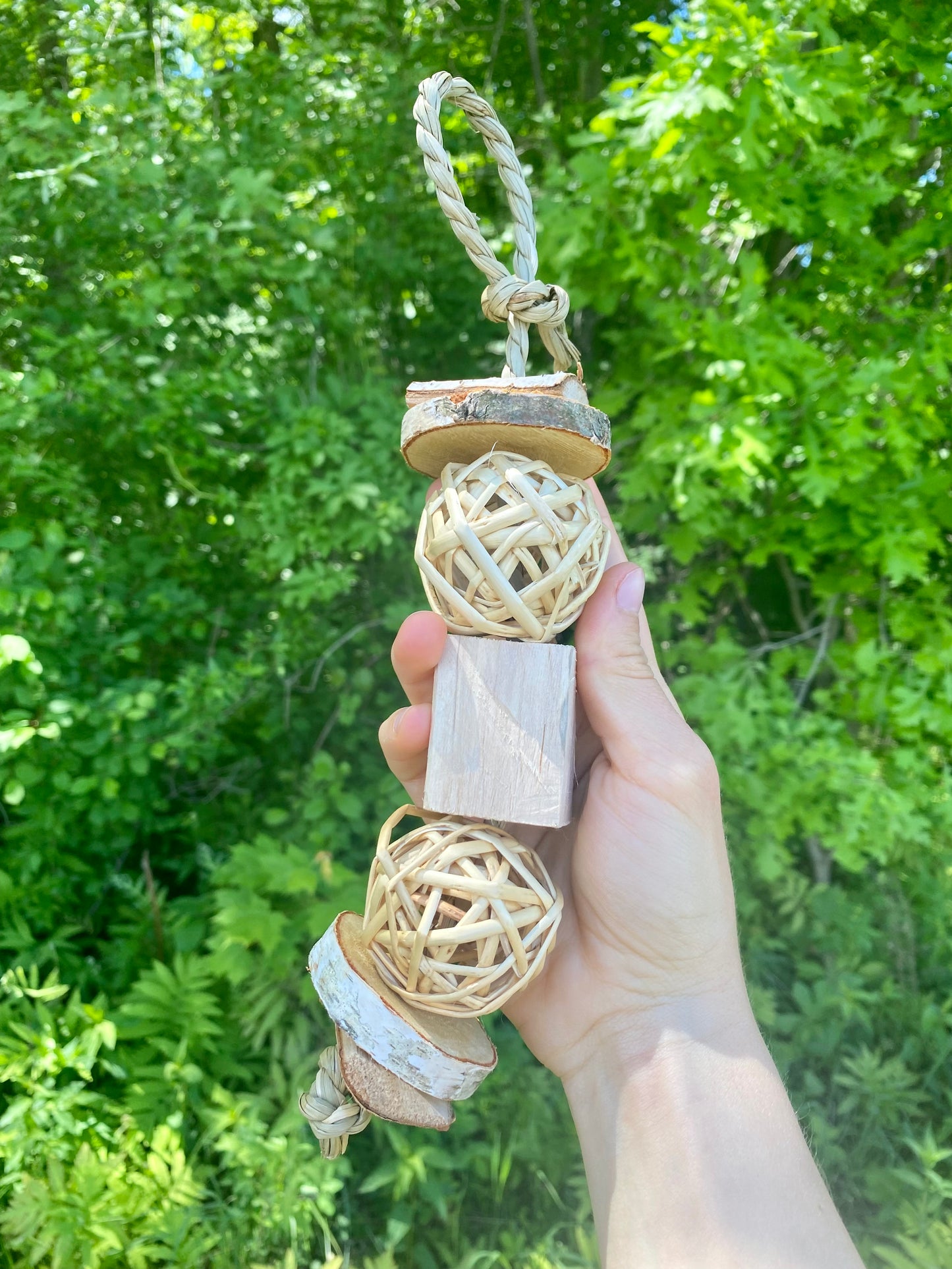 The Birchbite - natural birch chew toy