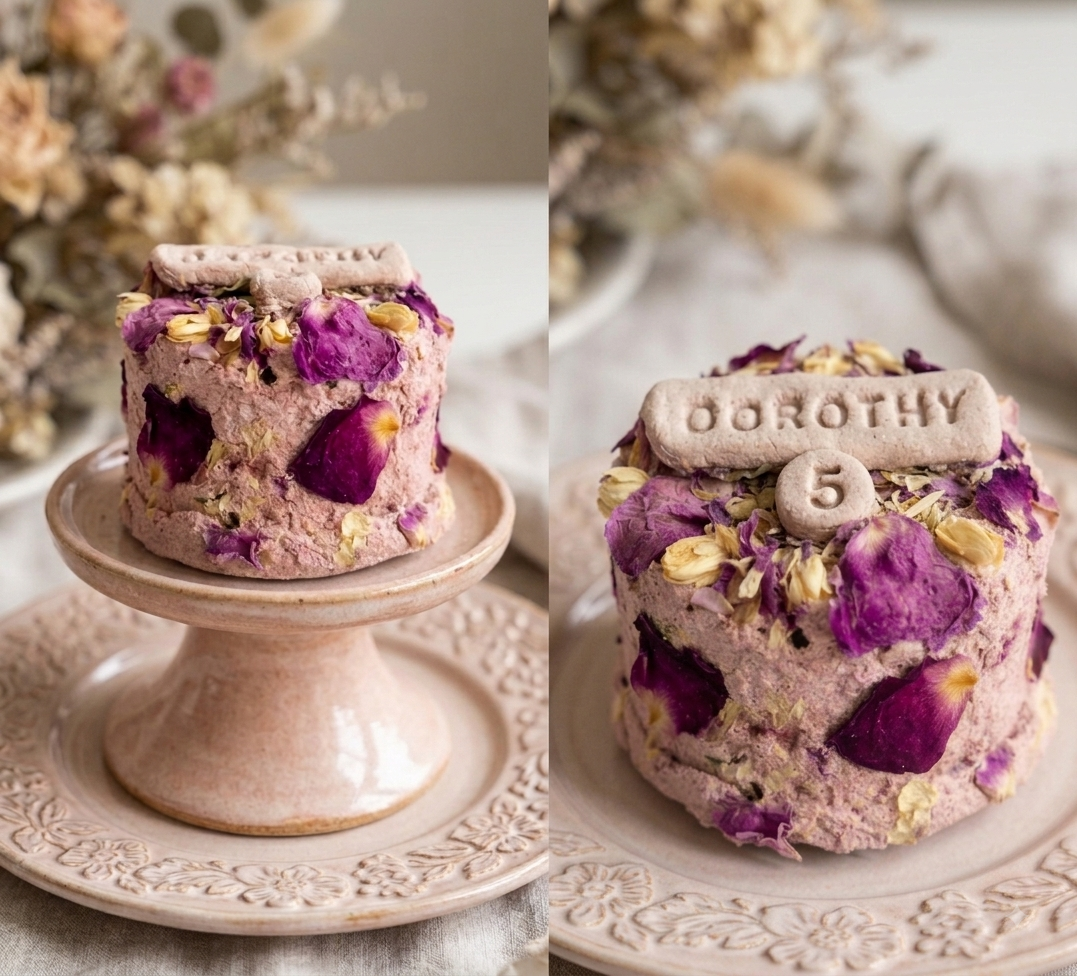 Gâteau d’anniversaire / jour d’adoption personnalisé 100% naturel